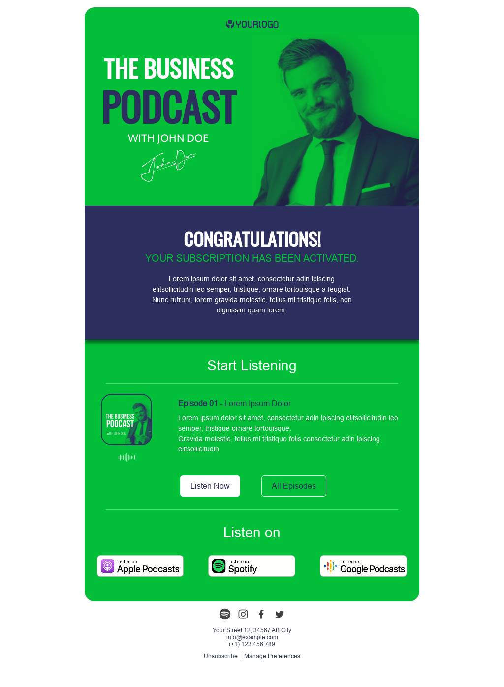 GrooveMail Template