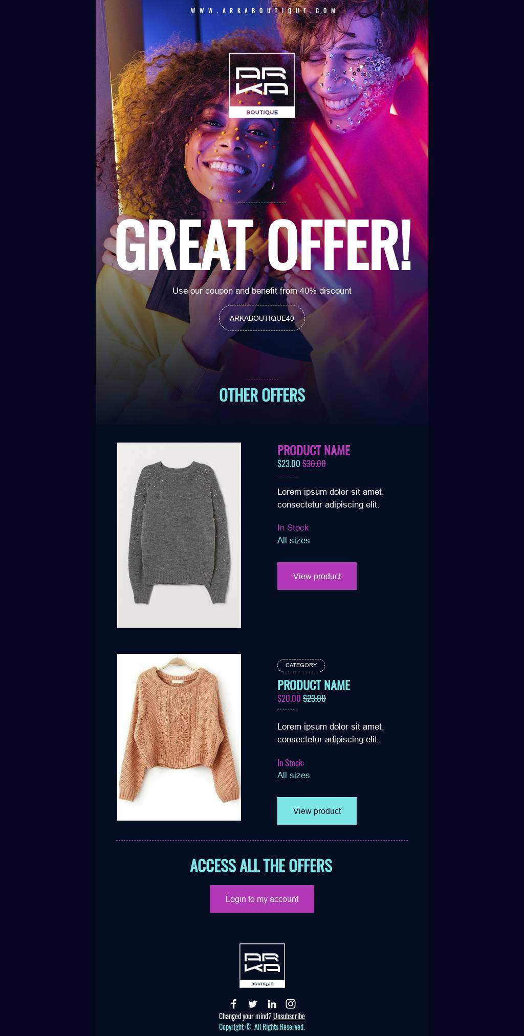 GrooveMail Template