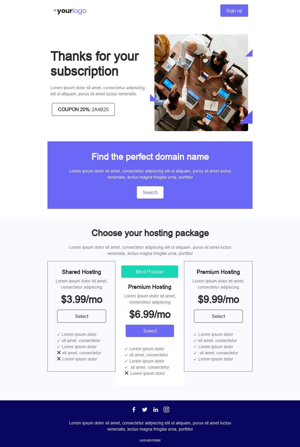 GrooveMail Template
