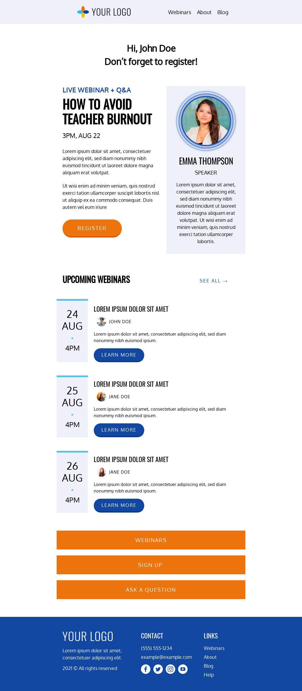 GrooveMail Template