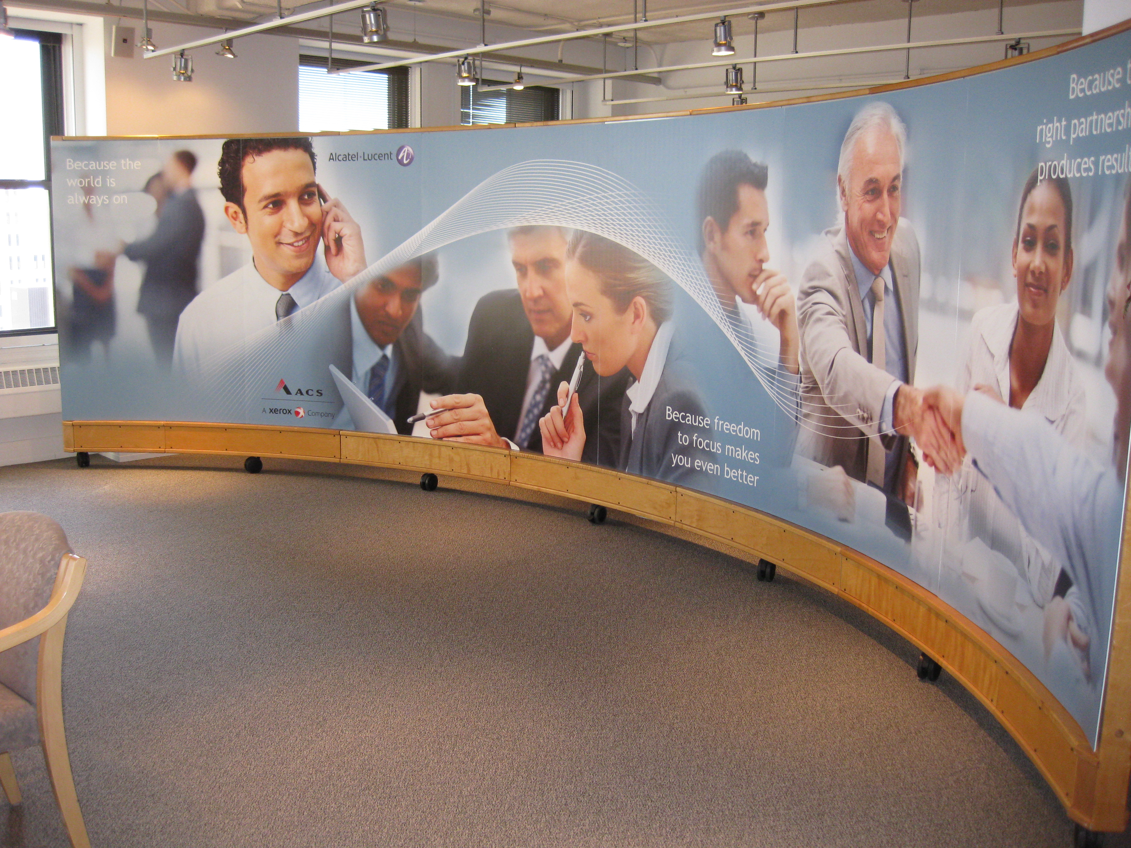 Alcatel Lucent Signage