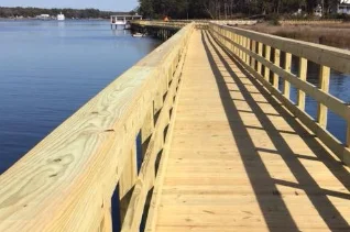 Fixed Pier Walkway at Hope Plantation in Little River, SC