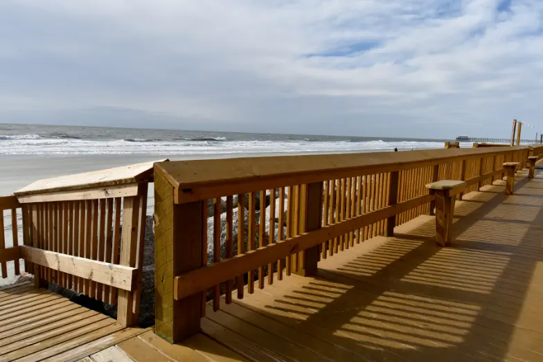 Deck Construction at Atalaya Towers in North Myrtle Beach SC
