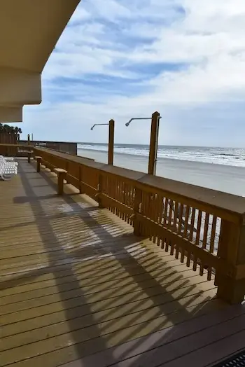 Atalaya Towers Decking & Railings in North Myrtle Beach, SC built by Waterbridge Contractors of the Carolinas
