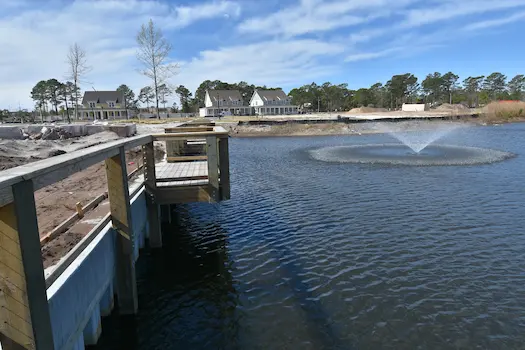 Bulkheads & Fishing Decks Project In Living Dunes At 82nd In Myrtle Beach, SC by Waterbridge Contractors of the Carolinas