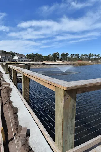 Bulkhead Cap & Fishing Decks Project In Living Dunes At 82nd In Myrtle Beach, SC by Waterbridge Contractors of the Carolinas