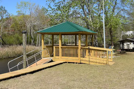 Pierhead & bulkhead on the Waccamaw River by Waterbridge Contractors of the Carolinas