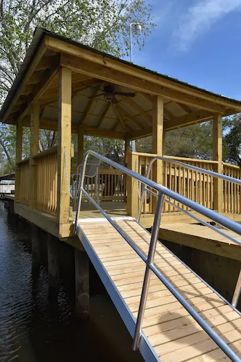 Pierhead & bulkhead on the Waccamaw River by Waterbridge Contractors of the Carolinas