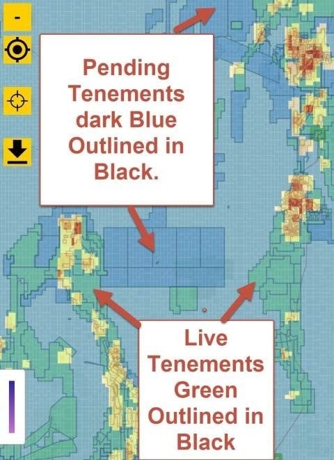 Tenements Updated Daily in Goldtracker