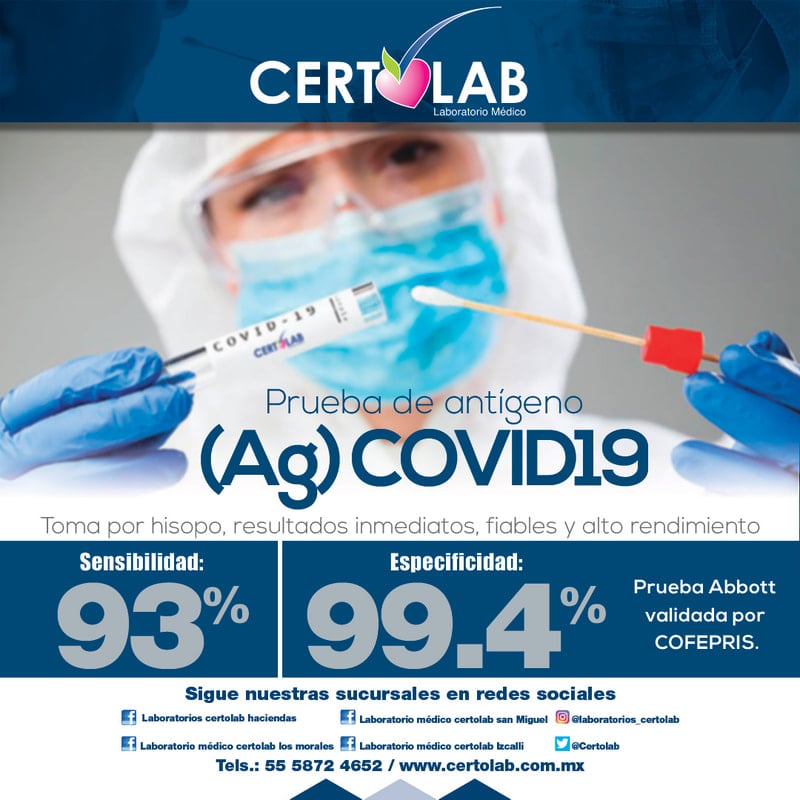 Prueba de antígeno para COVID-19