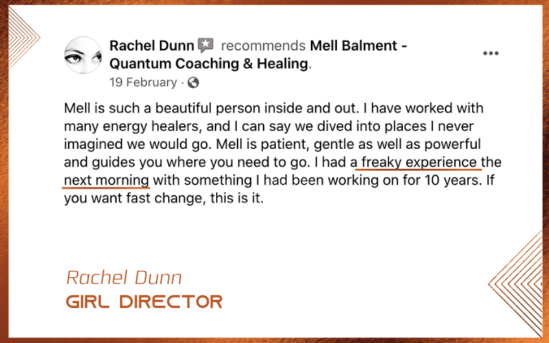 Mell Balment - Quantum Healing reviews