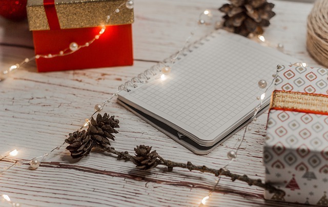 give a gift of a notebook or planner for the holidays to help a blogger or entrepreneur stay organized