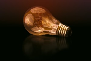 light bulb symbolizing an idea for your unique selling proposition