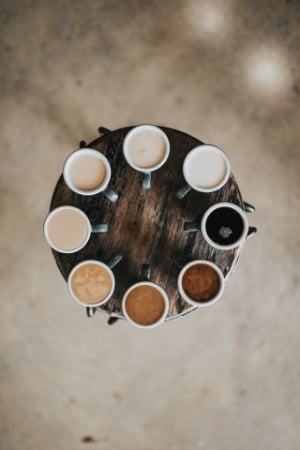 different kinds of coffee to reflect and symbolize the many different types of coaches and mentors available for entrepreneurs