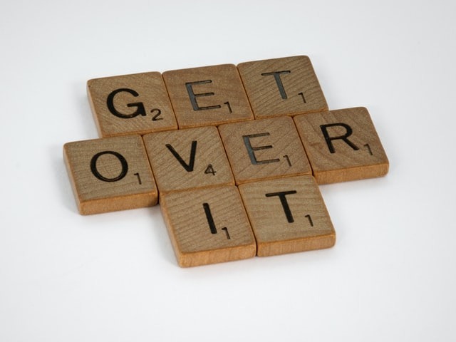 message to get over it