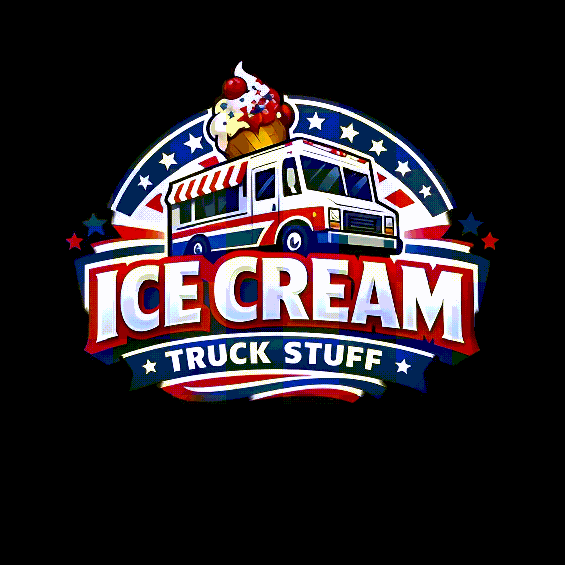 Ice Cream Truck Stuff Logo