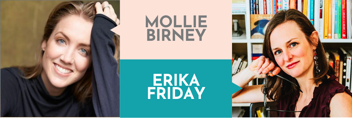 Mollie Birney, clinical life coach and former therapist, joins Erika Friday, mom-life coach