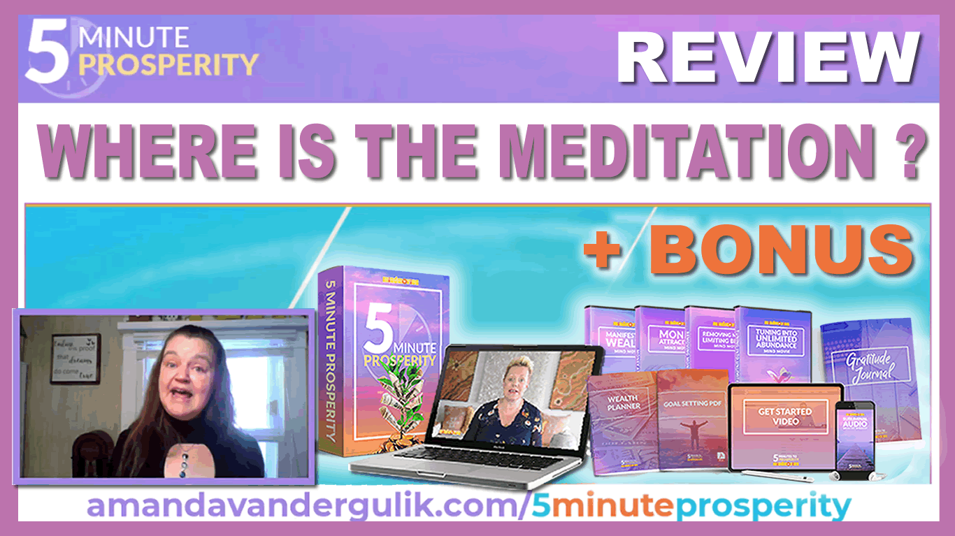 5 MINUTE PROSPERITY MEDITATION & OTHER GIFTS ~ Natalie Ledwell 5 Minute