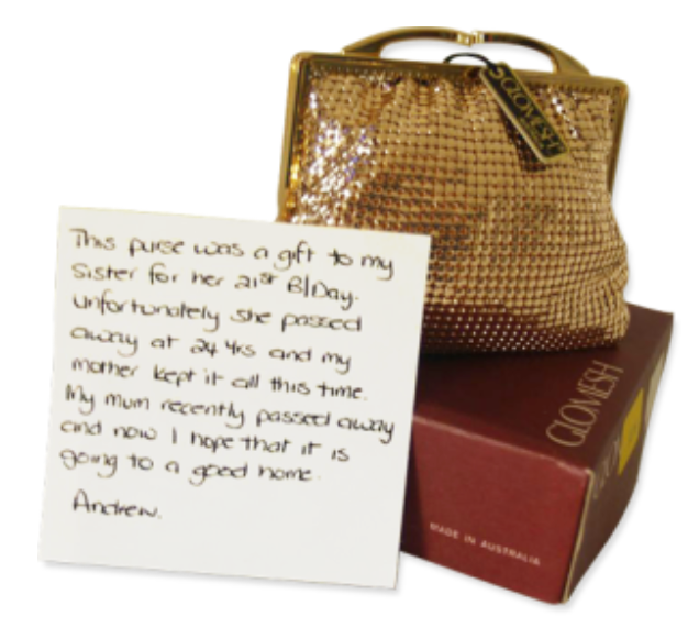 Glomesh Purse and Note