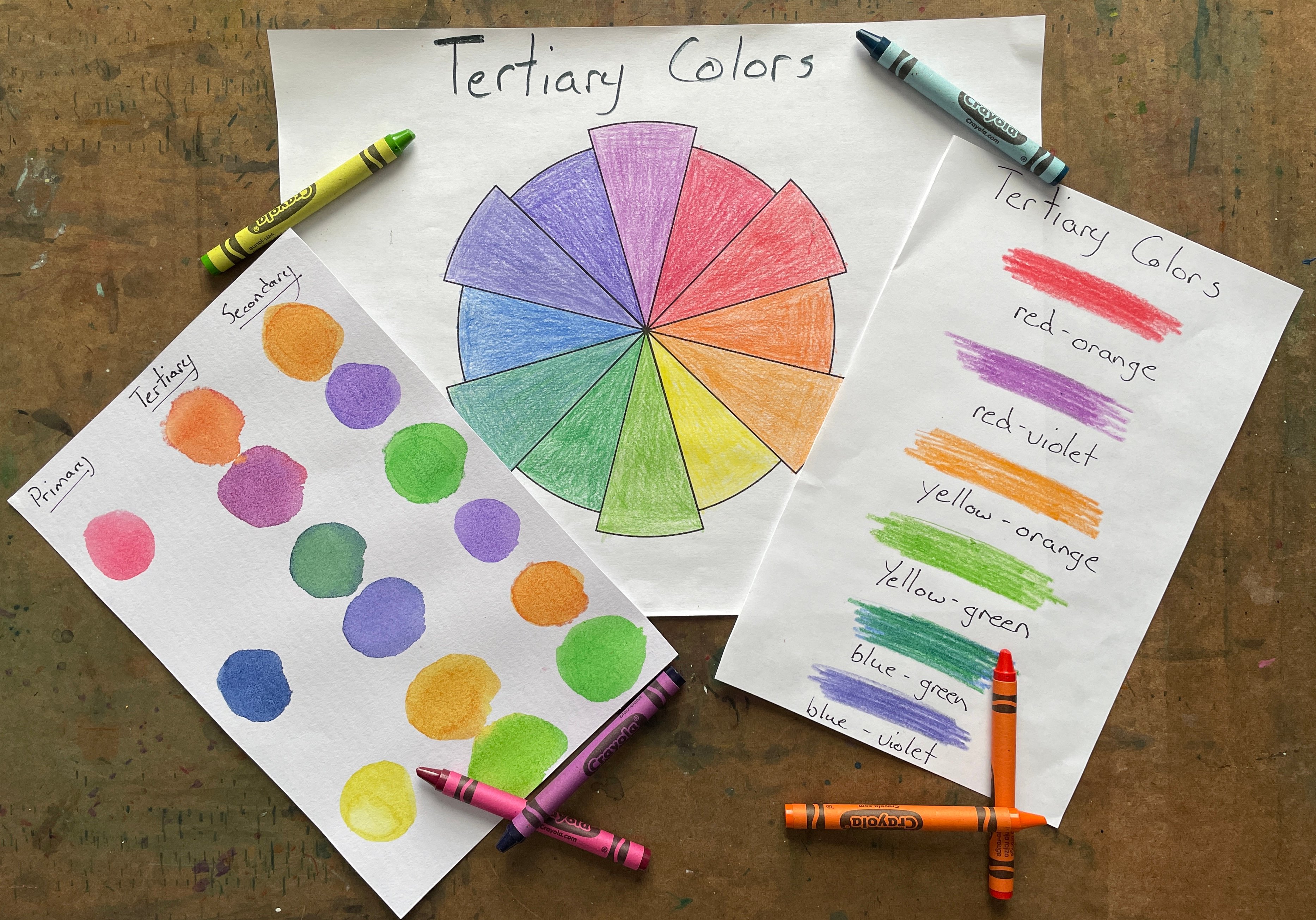 Mini Art Lessons: Tertiary Colors