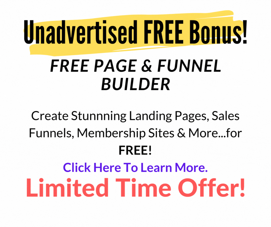 Free page and funnel builder