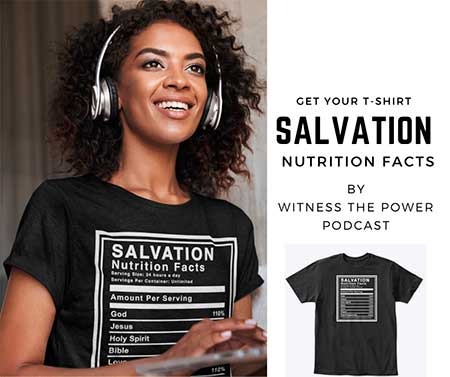 Salvation Nutrition Facts tshirt