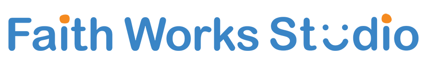 Faith Works Studio LLC Horizontal Logo
