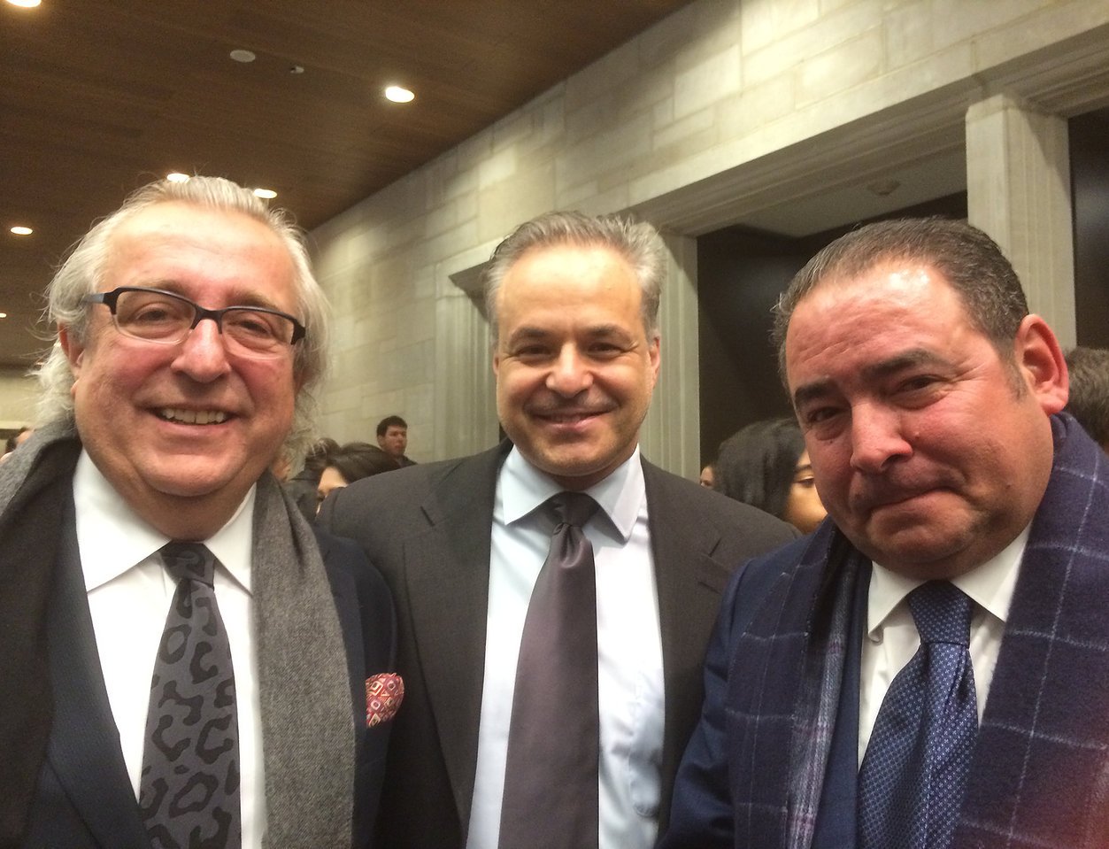 Clint Arthur with Alain Ducasse and Emeril Lagasse