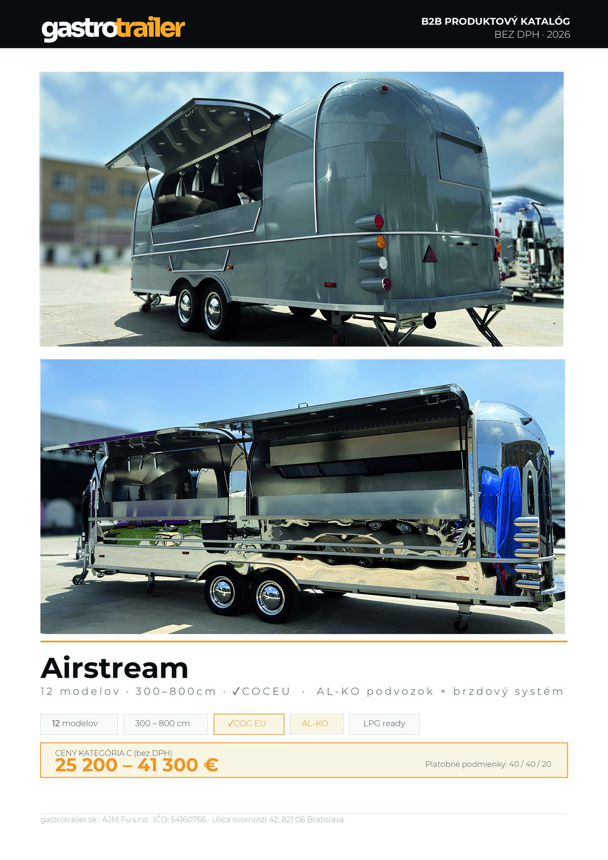 GastroTrailer katalóg 2026 – strana 1