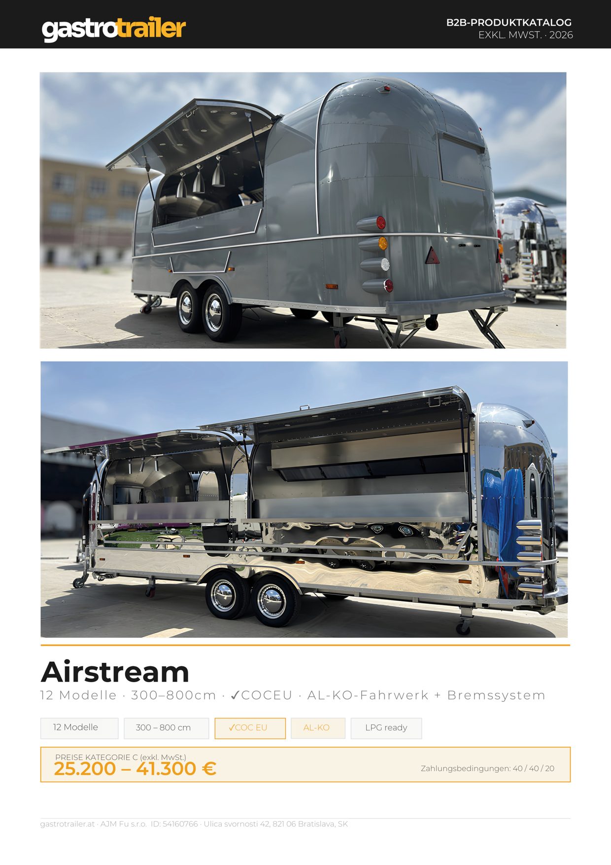 GastroTrailer Katalog 2026 – Seite 1