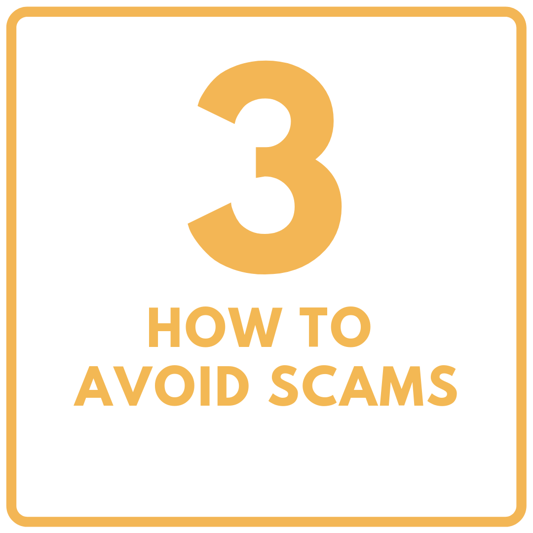Secret 3: How to avoid scams?
