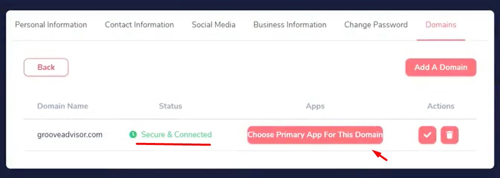 Select primary app