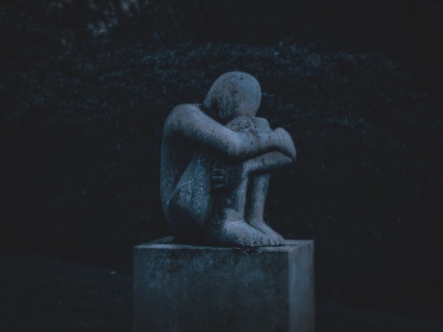 Statue Depressed