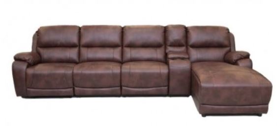 Ava Home Theatre Lounge Suite with 4 Recliners