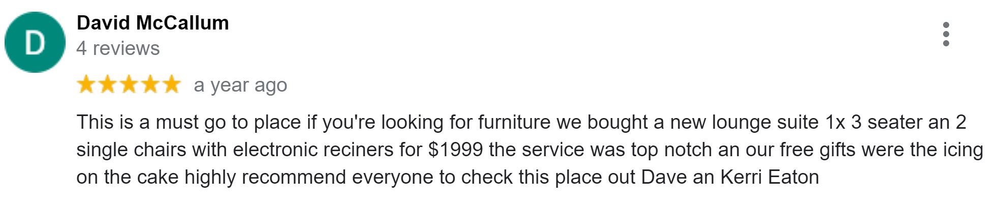 google furniture review 