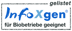 InfoXgen gelistet – für Biobetriebe geeignet