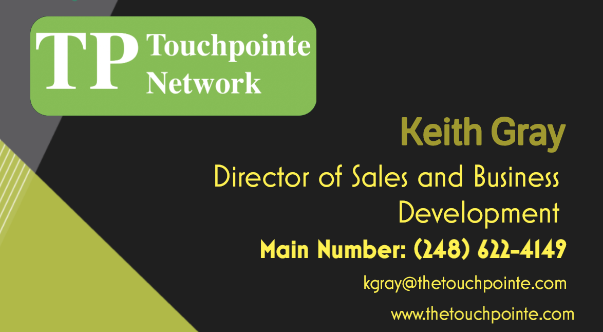 Keith Gray business card