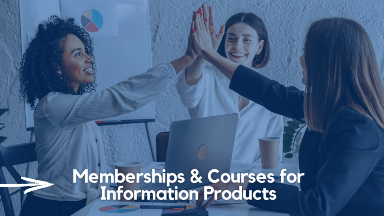 membership sites and digital courses