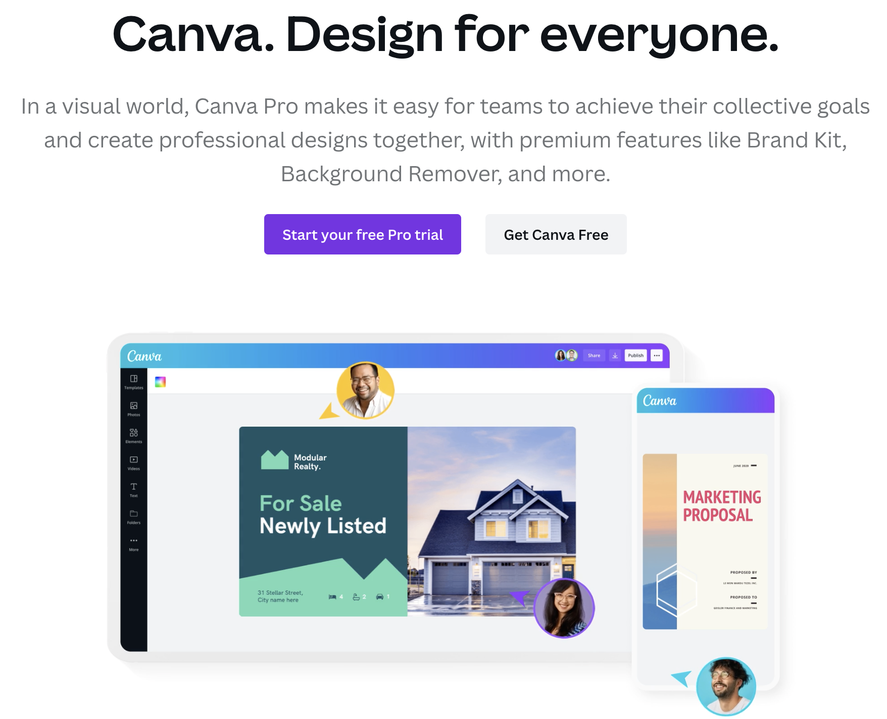 Image of the software CANVA
