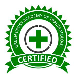 Green Cross Academy of Traumatology logo