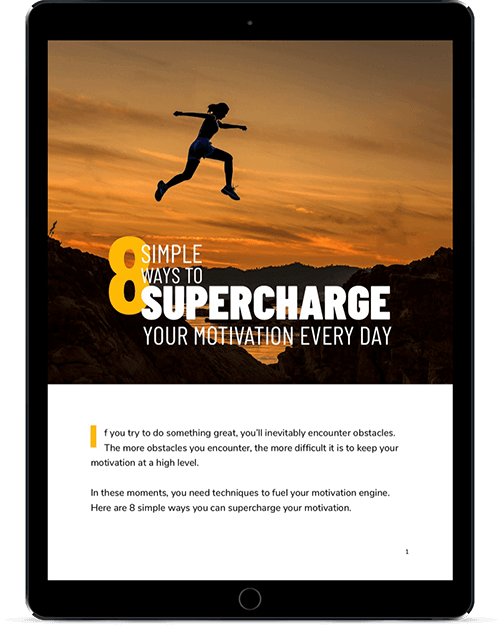 Supercharge Your Motivation on tablet