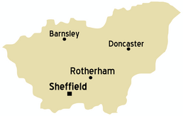 area seo south yorkshire map