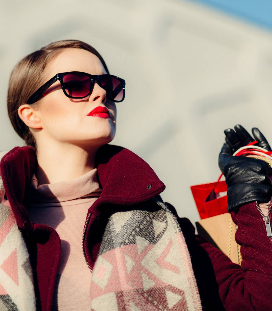 Woman Webmaster Shopping