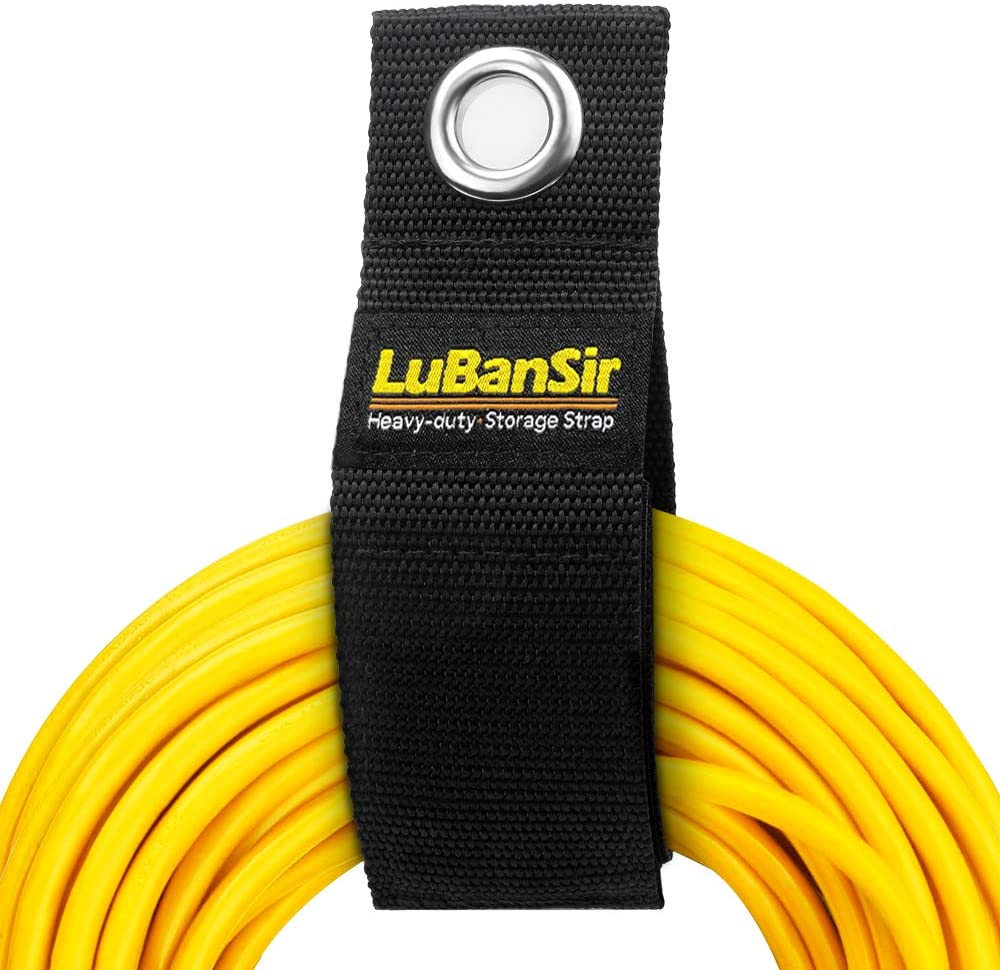 cord strap for garage organizing