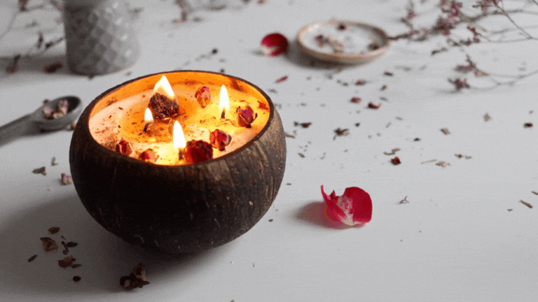 candle flickering