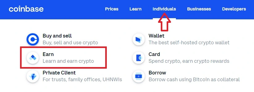 Coinbase Earn free cryptocurrency