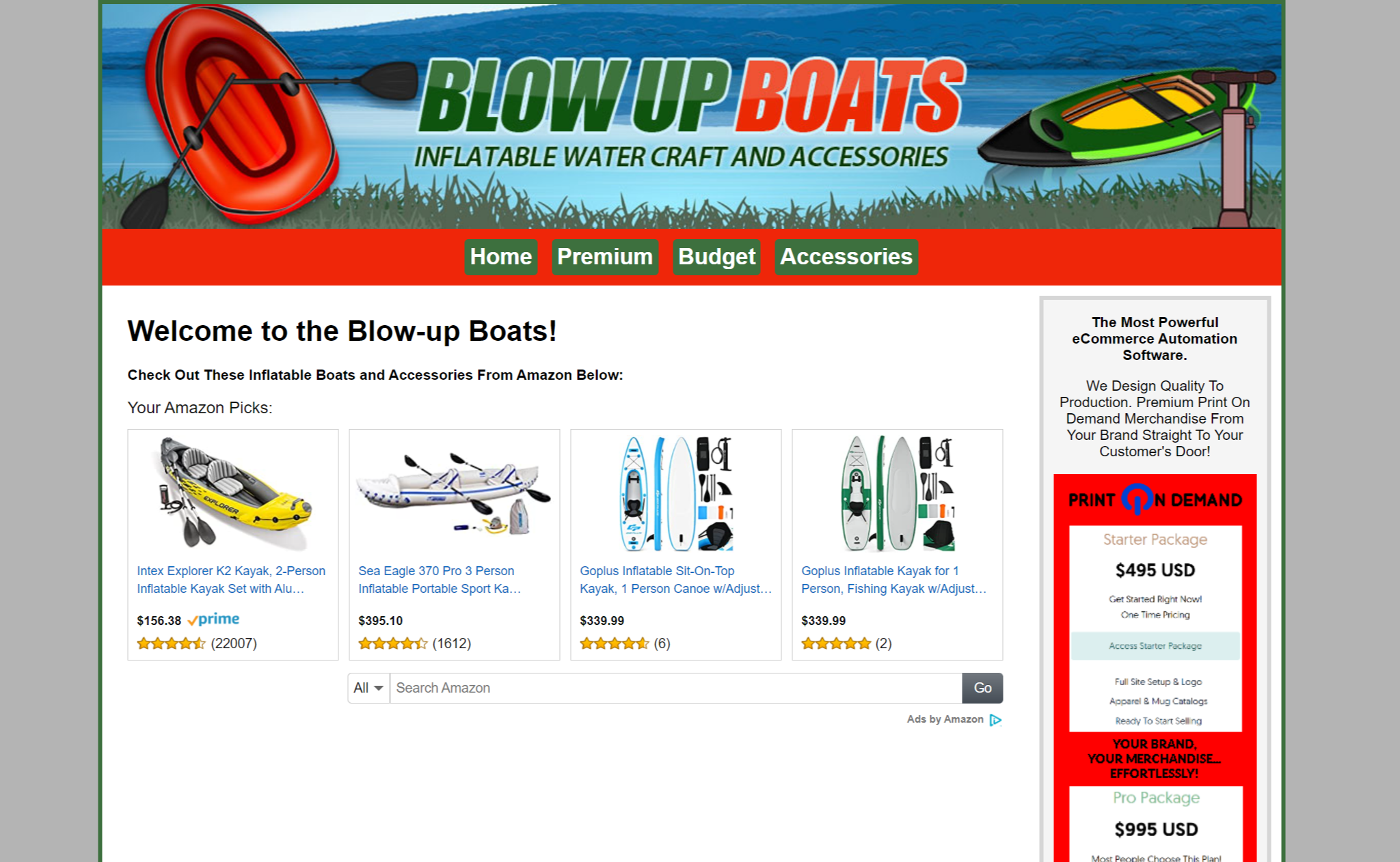 blow up boats