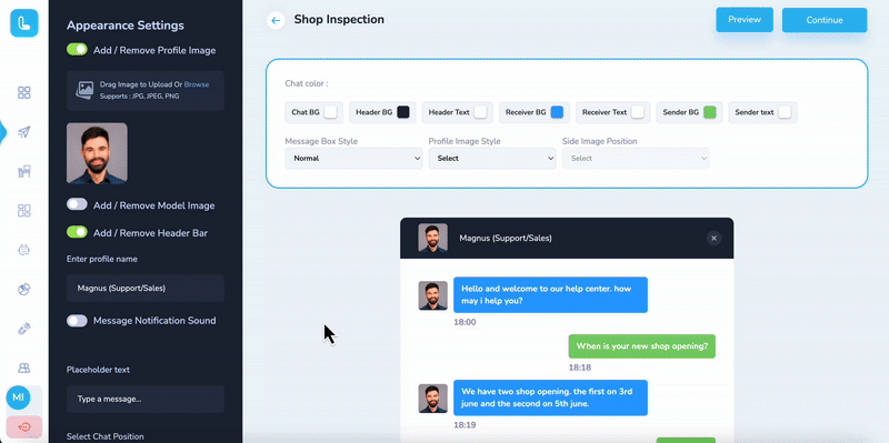 Choose Profile Image