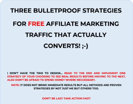 free affiliate marketing 