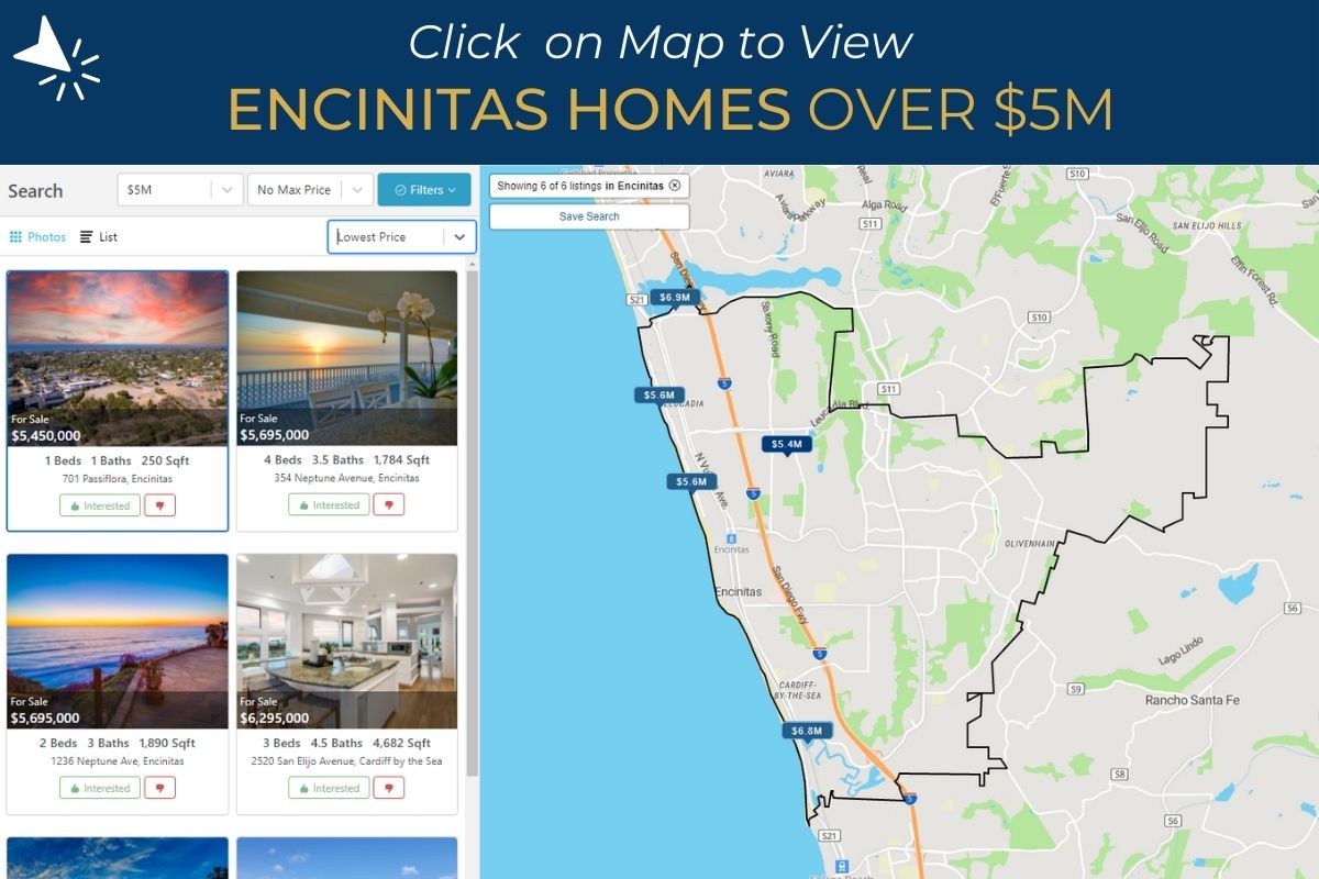 Encinitas Homes Over $5M